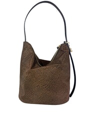 BORBONESE PRIVE Bolso de hombro vertical casta&ntilde;a - Bolsos Mujer - 3