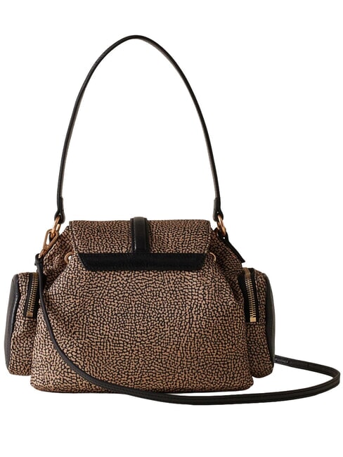 POCHE Bolso de hombro con correa para el hombro. OP / NATURAL / NEGRO - Bolsos Mujer