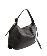 BORBONESE PRIVE L Bolso de hombro con correa para el hombro. alquitr&aacute;n - Bolsos Mujer - 2