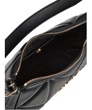 LOVE MOSCHINO EMBOSSED QUILTED Bolso de hombro ajustable negro - Bolsos Mujer - 3