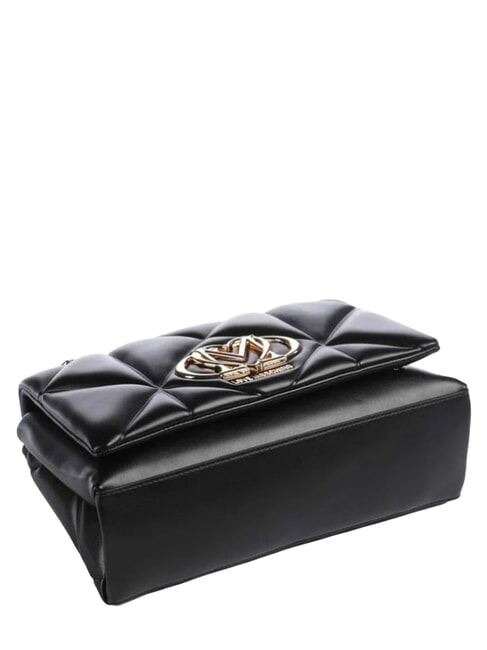EMBOSSED QUILTED Bolso de hombro negro - Bolsos Mujer