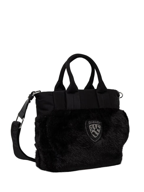 PADDED Bolso de mano con correa para el hombro. NEGRO - Bolsos Mujer