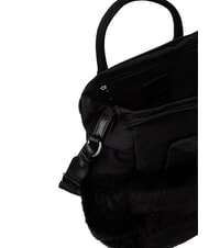 BLAUER PADDED Bolso de mano con correa para el hombro. NEGRO - Bolsos Mujer - 4