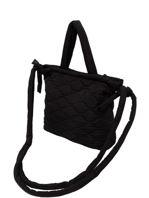 PUFF Bolso de mano con correa para el hombro. NEGRO - Bolsos Mujer