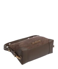 LOVE MOSCHINO SIGNATURE ZIP Bolso de hombro ajustable marr&oacute;n/marr&oacute;n - Bolsos Mujer - 4