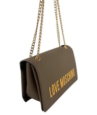 LOVE MOSCHINO BOLD LOVE Bolso de hombro con cadena lodo - Bolsos Mujer - 2