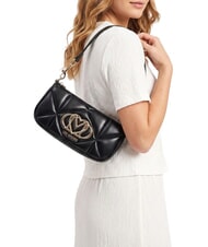 LOVE MOSCHINO EMBOSSED QUILTED Bolso de hombro negro - Bolsos Mujer - 2
