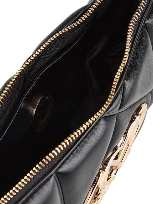 EMBOSSED QUILTED Bolso de hombro negro - Bolsos Mujer