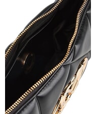 LOVE MOSCHINO EMBOSSED QUILTED Bolso de hombro negro - Bolsos Mujer - 5