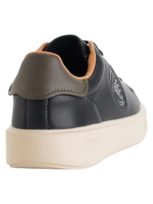 BUCK Zapatillas de cuero negro/militar - Zapatos Hombre