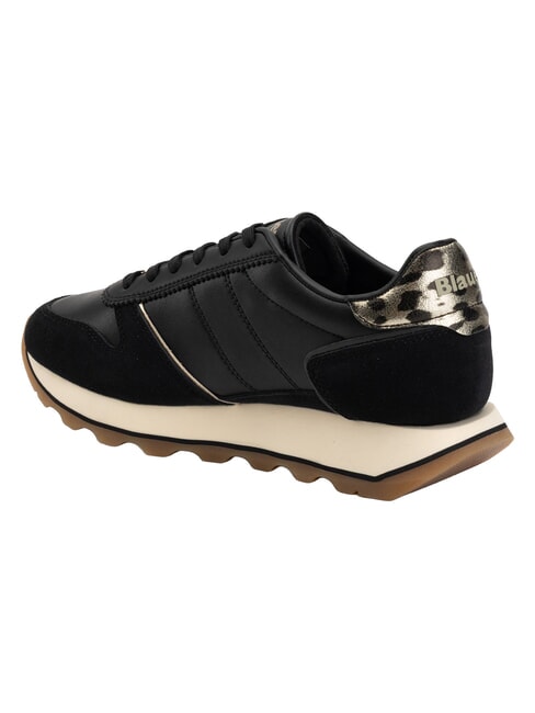 MILLS Zapatillas deportivas para mujer negro/leopardo - Zapatos Mujer