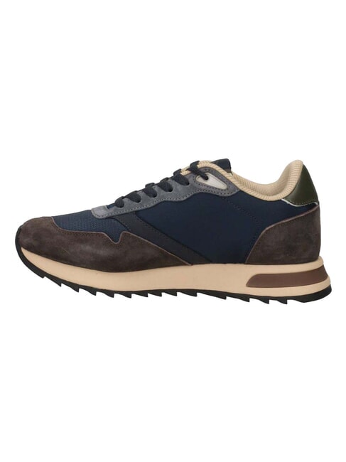 RYDER Zapatillas azul marino/marr&oacute;n - Zapatos Hombre