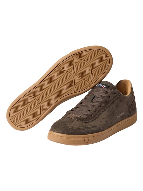 LOWELL Zapatillas de cuero marr&oacute;n - Zapatos Hombre