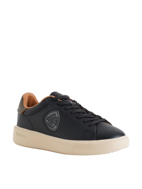 BUCK Zapatillas de cuero negro/militar - Zapatos Hombre