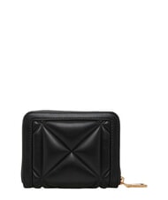 LOVE MOSCHINO EMBOSSED QUILTED Cartera compacta con cierre de cremallera negro - Carteras Mujer - 2