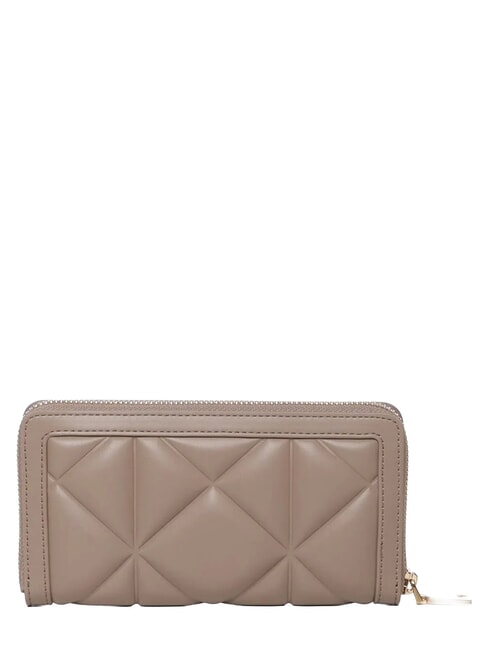 EMBOSSED QUILTED Cartera grande con cremallera. arena - Carteras Mujer