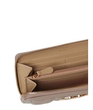 LOVE MOSCHINO EMBOSSED QUILTED Cartera grande con cremallera. arena - Carteras Mujer - 4