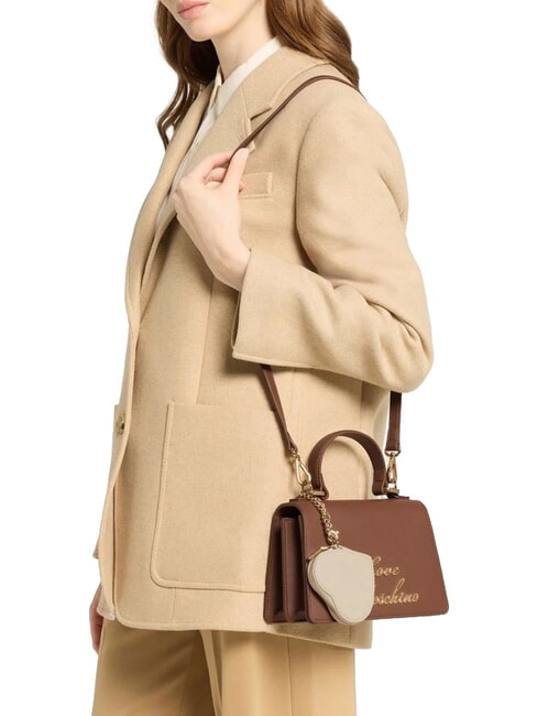 PADLOCK Bolso de mano con correa para el hombro. nueces - Bolsos Mujer