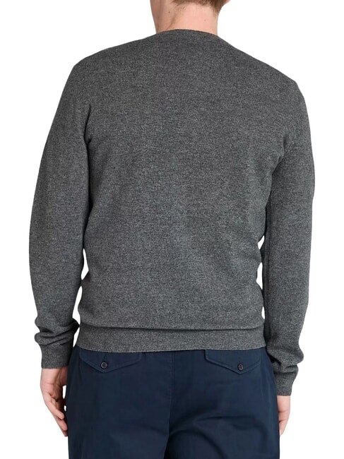MERINO Jersey de cuello redondo en mezcla de lana dgh-obsn - Su&eacute;teres de los hombres