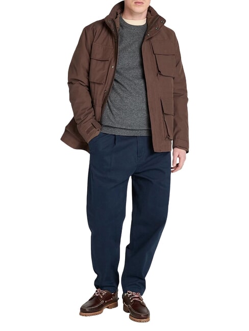 MERINO Jersey de cuello redondo en mezcla de lana dgh-obsn - Su&eacute;teres de los hombres