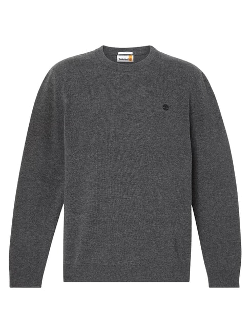 MERINO Jersey de cuello redondo en mezcla de lana dgh-obsn - Su&eacute;teres de los hombres