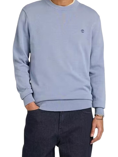 WILLIAMS RIVER Su&eacute;ter de cuello redondo azul medio - Su&eacute;teres de los hombres