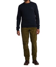 TIMBERLAND MERINO Jersey de cuello redondo en mezcla de lana zafiro oscuro/vaquero oscuro - Su&eacute;teres de los hombres - 4