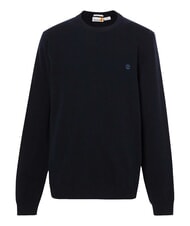 TIMBERLAND MERINO Jersey de cuello redondo en mezcla de lana zafiro oscuro/vaquero oscuro - Su&eacute;teres de los hombres - 5