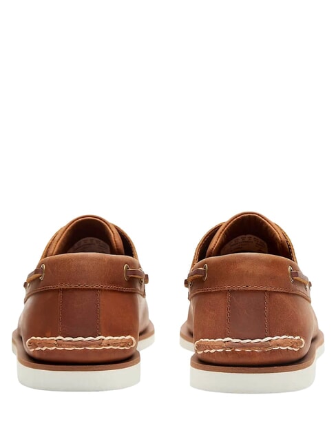 Classic Boat 2 Eye N&aacute;uticos de piel aficionado al albaricoque - Zapatos Hombre