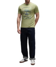 TIMBERLAND WATER Camiseta de manga corta, algod&oacute;n puro verde claro - camiseta - 3
