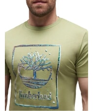 TIMBERLAND WATER Camiseta de manga corta, algod&oacute;n puro verde claro - camiseta - 4