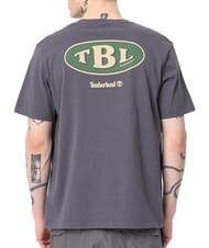 TIMBERLAND GAS STATION Camiseta de manga corta, algod&oacute;n puro perla ennegrecida - camiseta - 2