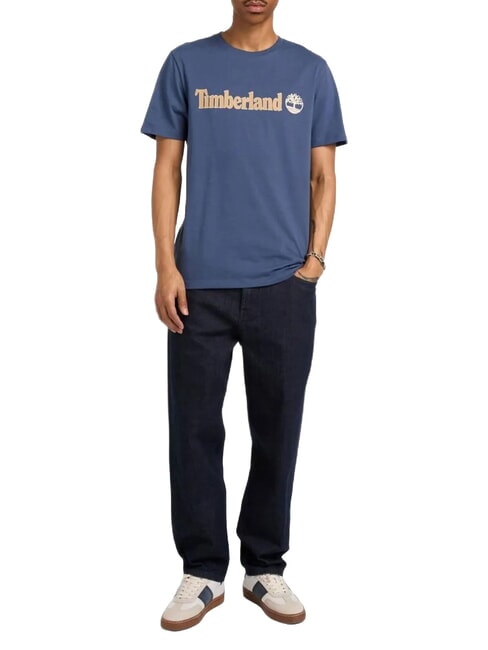 KENNEBEC RIVER LINEAR LOGO Camiseta de algod&oacute;n oc&eacute;ano - camiseta