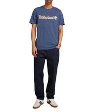 TIMBERLAND KENNEBEC RIVER LINEAR LOGO Camiseta de algod&oacute;n oc&eacute;ano - camiseta - 3