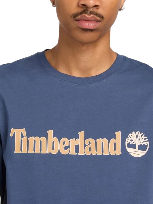 KENNEBEC RIVER LINEAR LOGO Camiseta de algod&oacute;n oc&eacute;ano - camiseta