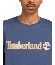 TIMBERLAND KENNEBEC RIVER LINEAR LOGO Camiseta de algod&oacute;n oc&eacute;ano - camiseta - 4