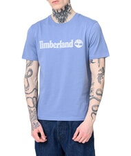 TIMBERLAND KENNEBEC RIVER LINEAR LOGO Camiseta de algod&oacute;n azul medio - camiseta - 4