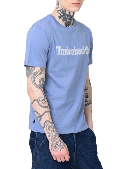 KENNEBEC RIVER LINEAR LOGO Camiseta de algod&oacute;n azul medio - camiseta