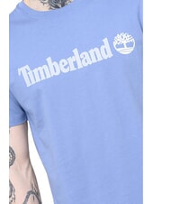 TIMBERLAND KENNEBEC RIVER LINEAR LOGO Camiseta de algod&oacute;n azul medio - camiseta - 5