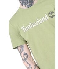 TIMBERLAND KENNEBEC RIVER LINEAR LOGO Camiseta de algod&oacute;n verde claro - camiseta - 5