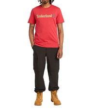 TIMBERLAND KENNEBEC RIVER LINEAR LOGO Camiseta de algod&oacute;n belleza americana - camiseta - 3