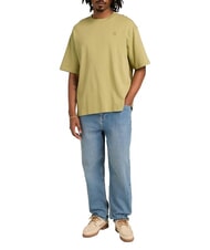 TIMBERLAND DUNSTAN RIVER Camiseta de algod&oacute;n verde claro - camiseta - 3