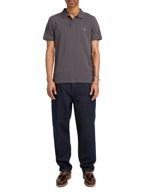 MILLERS RIVER Polo de manga corta perla ennegrecida - camisa polo
