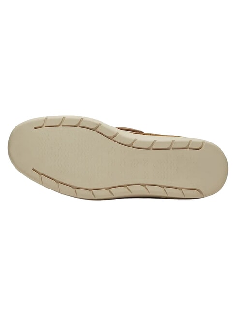 PORTOFINO mocas&iacute;n de cuero beige medio - Zapatos Hombre
