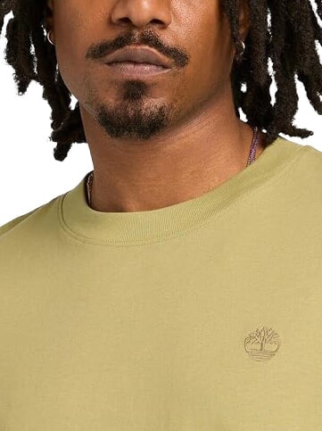 DUNSTAN RIVER Camiseta de algod&oacute;n verde claro - camiseta