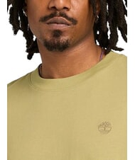 TIMBERLAND DUNSTAN RIVER Camiseta de algod&oacute;n verde claro - camiseta - 4