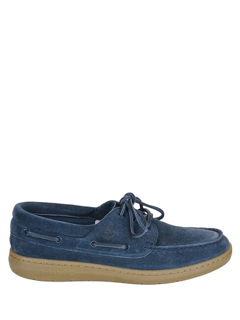 PORTOFINO mocas&iacute;n de cuero Ante azul marino - Zapatos Hombre