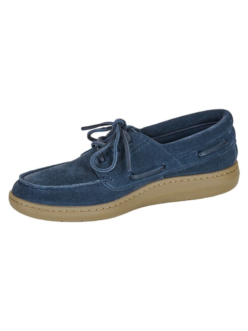 PORTOFINO mocas&iacute;n de cuero Ante azul marino - Zapatos Hombre
