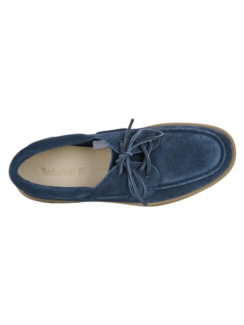 PORTOFINO mocas&iacute;n de cuero Ante azul marino - Zapatos Hombre