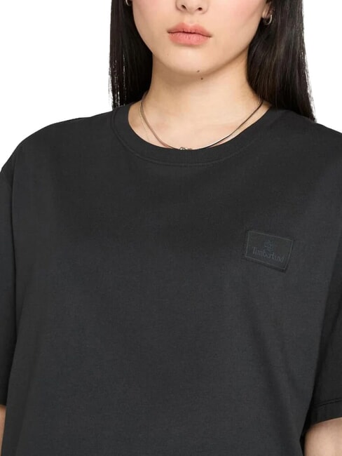 SILICON BADGE Camiseta de algod&oacute;n de manga corta NEGRO - camiseta